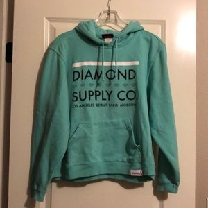 DIAMOND SUPPLY CO. Tiffany Blue Hoodie